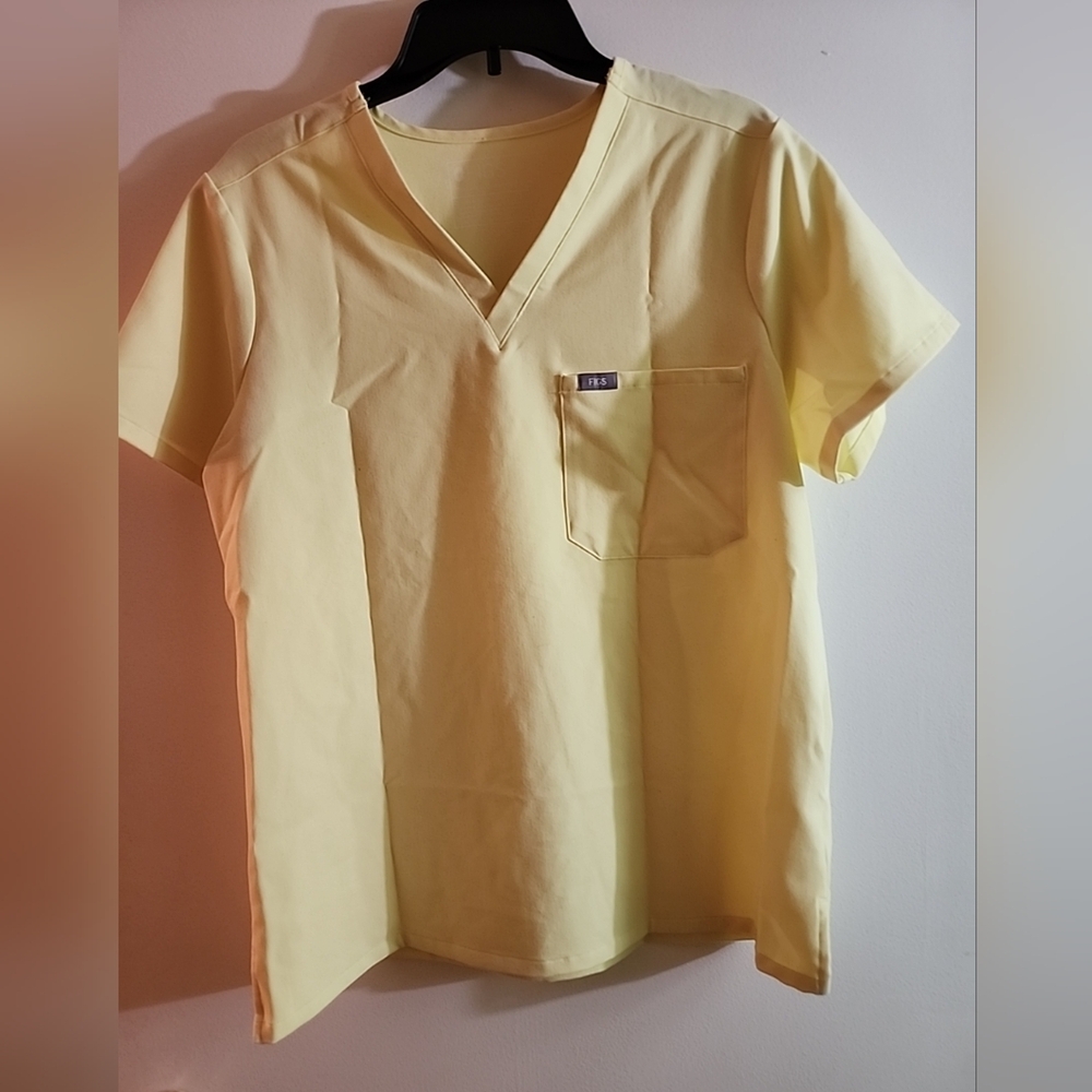 Figs Catarina Sunlight Color Scrub Top - Picture 3 of 7